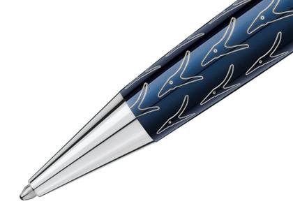 Montblanc Le Petit Prince Solitaire Midsize Kugelschreiber – Schreibgeräte Kugelschreiber platiniert. – Ansicht 2