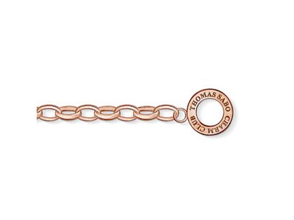 Thomas Sabo Zubehör Weitankerarmband – Armschmuck Armband aus 925 Silber und und vergoldet.