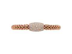 Fope Love Nest Flex'It Armband Roségold 1 Schmuckelement Brillanten 3,93ct M flexibel – Armschmuck Armband aus 750 Rotgold. – Ansicht 3