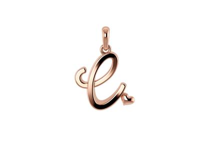 Capolavoro Poesia Anhänger Buchstabe Rotgold – Anhänger Anhänger mit Besatz aus 750 Rotgold.