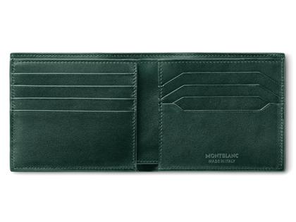 Montblanc Meisterstück 4810 Brieftasche 8 cc Leder British Green – Lederwaren Leder Brieftasche in grün und aus Leder. – Ansicht 3