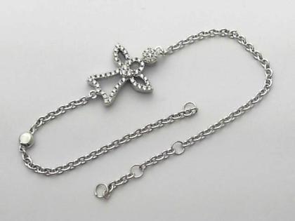 Wendestein/ Balance Band Armband Silber Engel 19cm – Armschmuck Armband aus 925 Silber.