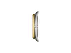 Tissot PR 100 Quarz Edelstahl bicolor 40mm dunkelblaues Zifferblatt Metallband bicolor – Herrenuhren Uhr mit Datum aus Edelstahl und PVD beschichtet. Das Gehäuse ist rund und silber-gelbgold. Das Edelstahlarmband ist silber-gelbgold. Das Zifferblatt ist ein Index in blau. – Ansicht 2