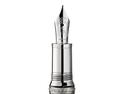 Montblanc 2017 Patron of Art: Limitierte Edition Scipione Borghese Füllfederhalter 4810 – Schreibgeräte Füllfederhalter aus 750 Gelbgold und und platiniert. – Ansicht 3
