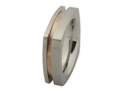 Ernstes Design Ring Nr. 301 R174 Rotgold – Ringe Trauring aus 750 Rotgold, Edelstahl und und .