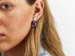 Nanis Ipanema Ohrhänger Gelbgold Amethyst Topas – Ohrschmuck Ohrhänger aus 750 Gelbgold. – Ansicht 3