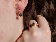 Capolavoro Set aus zwei Ringen und einem Paar Ohrhängern Roségold mit Brillanten 0,012ct – Ringe Ring aus 750 Rotgold. – Ansicht 5