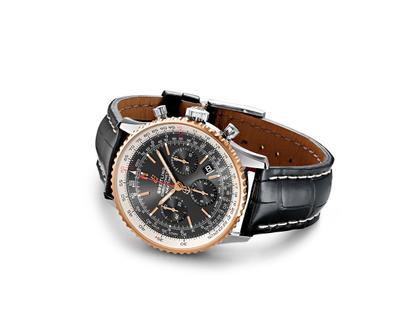 Breitling Navitimer 1 B01 Chronograph 43 stratos gray Lederband kaufen