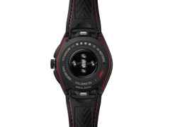 TAG Heuer Connected Calibre E5 X Formula 1 Edition Smartwatch Titan DLC-Schwarz 45mm digitales Zifferblatt schwarzes Kautschukband – Herrenuhren Uhr Multifunktion aus DLC beschichtet und Titan. Das Gehäuse ist rund und schwarz. Das Lederarmband ist schwarz. Der Zifferblatt ist digital. – Ansicht 2