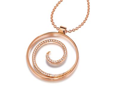 Cédé Art of Jewellery Anhänger Rotgold mit Brillanten 0,403ct – Anhänger Anhänger mit Besatz aus 750 Rotgold.