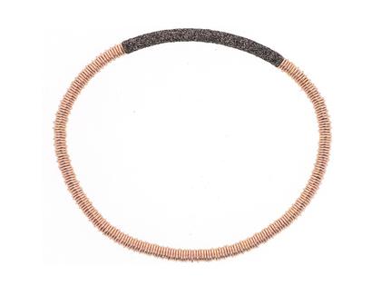 Armschmuck Armband aus 750 Rotgold, 925 Silber und und vergoldet.