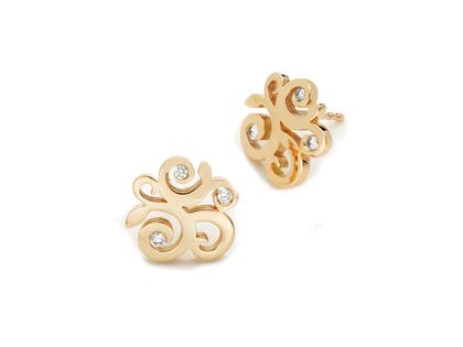 Schmuckwerk Ranke Gold: Ohrstecker – Ohrschmuck Ohrstecker aus 750 Rotgold.