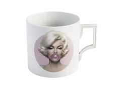 Meissen MUG Collection Big Mug Henkelbecher X Michael Moebius "Legends blowing Bubbles" Marilyn Monroe Rosa – Porzellanwaren Tafelporzellan in weiß und aus Porzellan.