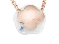 Meissen 1739 Royal Blossom Frame Collier Roségold 45cm mit Brillanten 0,500ct – Halsschmuck Collier aus 750 Rotgold, Porzellan und und . – Ansicht 3