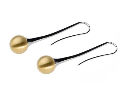 Apero Ohrhänger Piove lang vergoldet – Ohrschmuck Ohrhänger aus Edelstahl.