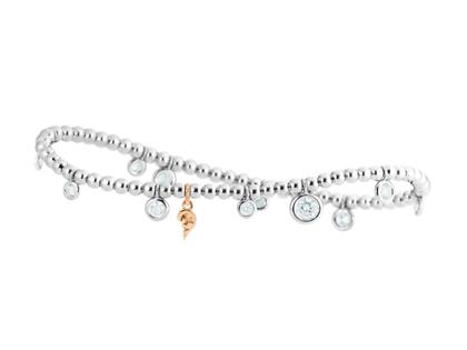 Capolavoro Prosecco Armband Weißgold 11 Brillanten – Armschmuck Armband aus 750 Weißgold.
