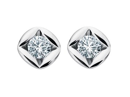 Giloy-Bellaluce Bella Luce Zarah Ohrstecker 0,25ct – Ohrschmuck Ohrstecker aus 585 Weißgold.