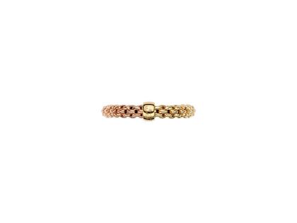 Fope Essentials Ring zweifarbig Roségold / Gelbgold schmal Weite M – Ringe Ring aus 750 Gelbgold/Rotgold. – Ansicht 3