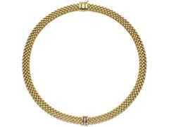 Fope Panorama Collier Gelbgold – Halsschmuck Collier aus 750 Gelbgold. – Ansicht 2