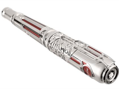 Montblanc Writers Edition                2020: Limited Edition Victor Hugo 1831 Füllfederhalter – Schreibgeräte Füllfederhalter aus 750 Gelbgold, Metall und und platiniert. – Ansicht 2