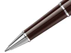 Montblanc Le Petit Prince Aviator Doué Classique Rollerball – Schreibgeräte Rollerball in braun und aus Edelharz, platiniert und rhodiniert. – Ansicht 2