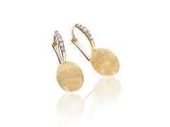 Nanis Dancing in the Rain Elite Ohrhänger Gelbgold 0,09 ct – Ohrschmuck Ohrhänger aus 750 Gelbgold. – Ansicht 2