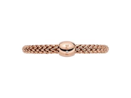 Fope Love Nest Flex'It Armband Roségold 1 Schmuckelement Brillant 0,020ct M flexibel – Armschmuck Armband aus 750 Rotgold. – Ansicht 3