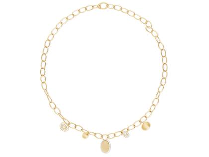 Nanis Swing Collier Gelbgold 43cm mit Brillanten 0,470ct – Halsschmuck Collier in gelbgold und aus 750 Gelbgold.