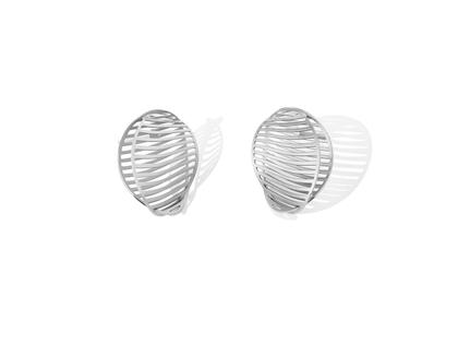 Niessing Mirage Ohrstecker oval 20mm Platin – Ohrschmuck Ohrstecker aus 950 Platin.