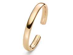 IsabelleFa Flix.Flex Armreif oval Roségold 9mm – Armschmuck Armspange aus 750 Rotgold.