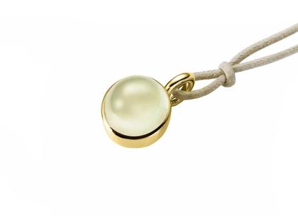 Georg Spreng Anhänger Blub Gelbgold Mondstein 10,6ct 14mm – Anhänger Anhänger mit Besatz aus 750 Gelbgold.