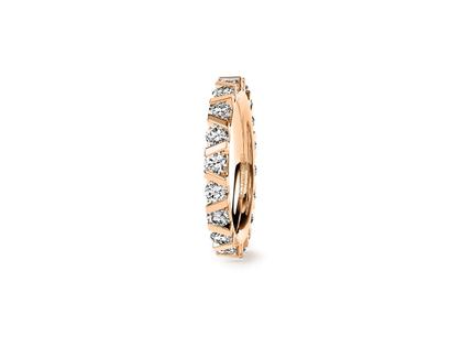 Niessing Vivida Spannring Classic Red 2,8mm mit Brillanten 1,60ct – Ringe Ring mit Besatz aus 750 Rotgold.