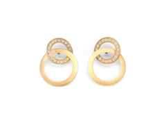 Angela Hübel Liaison mit Brillanten Ohrstecker Gelbgold – Ohrschmuck Ohrstecker aus 750 Gelbgold.