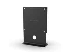 Qlocktwo Earth 45 STAND BLACK Edelstahl mit schwarzer Halterung – Weitere Accessoires Sonstige Accessoires in silber und aus Edelstahl und Kunststoff. – Ansicht 2