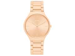 Rado True Thinline Les Couleurs Le Corbusier Quarz Keramik Pale Sienna 32123 – Damenuhren Uhr ohne Datum aus Keramik und Titan. Das Gehäuse ist rund und weiß. Das Keramikarmband ist beige. Das Zifferblatt ist ein Index in beige.