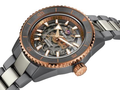 Captain Cook High Tech Ceramic Skeleton 43 mm Titan Keramikband