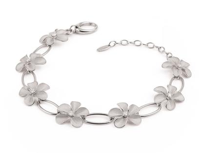 Cammilli Firenze Cherry Bloom Armband White Ice mit Brillanten 0,210ct – Armschmuck Armband aus 750 Weißgold.