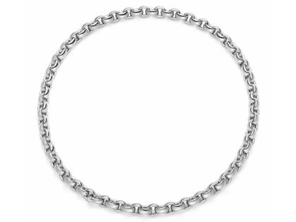IsabelleFa ChaCha Collier Weißgold 8mm – Halsschmuck Collier aus 750 Gelbgold.