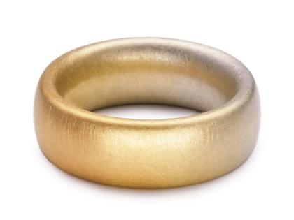 Niessing Ring Oval Iris – Ringe Trauring aus 750 Gelbgold/Weißgold.
