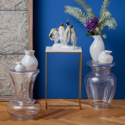 Meissen Vase weiß Antarctica 8 cm – Porzellanwaren Porzellanvase in weiß und aus Porzellan. – Ansicht 2