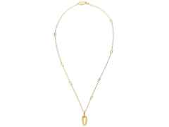 Nanis Libera Kette mit Anhänger Gelbgold klein – Halsschmuck Collier aus 750 Gelbgold. – Ansicht 2