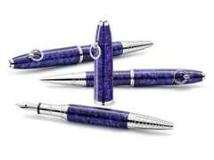 Montblanc Elizabeth Taylor Special Edition Kugelschreiber – Schreibgeräte Kugelschreiber aus Edelharz und und platiniert. – Ansicht 3