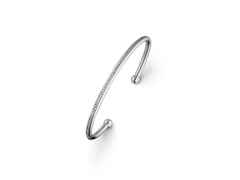 Henrich & Denzel Mikado Soft Armspange Platin mit Brillanten – Armschmuck Armspange aus 950 Platin.