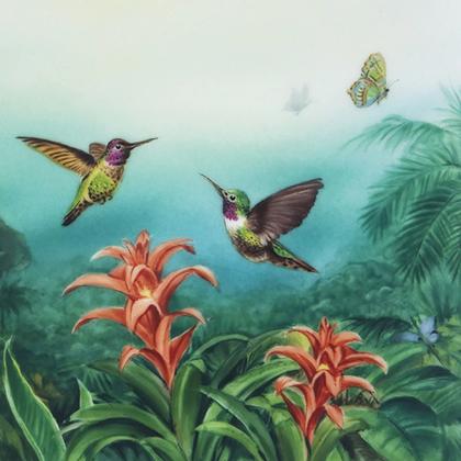 Meissen MUG Collection Henkelbecher Amazonas - Kolibris – Porzellanwaren Tafelporzellan in weiß und aus Porzellan. – Ansicht 4