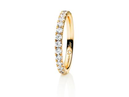 Capolavoro The Romance Collection Diamante in Amore Ring Bellissima Gelbgold 15 Diamanten – Ringe Ring mit Besatz aus 750 Gelbgold.