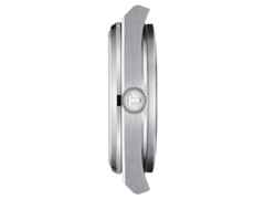 Tissot PRX Quarz Edelstahl 35mm grünes Zifferblatt Metallband – Damenuhren Uhr mit Datum aus Edelstahl. Das Gehäuse ist rund und silber. Das Edelstahlarmband ist silber. Das Zifferblatt ist ein Index in grün. – Ansicht 3