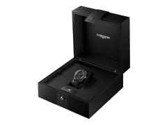 Longines Ultra-Chron Carbon Automatik Titan 43mm schwarzes Zifferblatt schwarzes Synthetikband – Herrenuhren Uhr ohne Datum aus Carbon und Titan. Das Gehäuse ist rund und anthrazit. Das Textilarmband ist schwarz. Das Zifferblatt ist ein Index in schwarz. – Ansicht 4