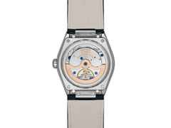 Frederique Constant Highlife Moonphase Date Manufacture Automatik Edelstahl 39mm blaues Zifferblatt Metallband und blaues Lederband – Herrenuhren Uhr mit Datum aus Edelstahl und Leder. Das Gehäuse ist rund und silber. Das Edelstahlarmband ist silber. Das Zifferblatt ist ein Index in blau. – Ansicht 6