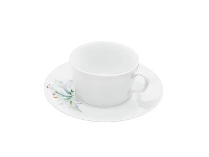 Meissen Giant Bloom Kaffeetasse "Trichterlilie" – Porzellanwaren Tafelporzellan in weiß und aus Porzellan.