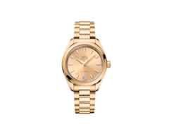 Omega Seamaster Aqua Terra Shades Automatik Edelstahl 34mm goldenes Zifferblatt Goldband – Damenuhren Uhr mit Datum aus 750 Gelbgold. Das Gehäuse ist rund und gelbgold. Das Goldarmband ist gelbgold. Das Zifferblatt ist ein Index in gelbgold.